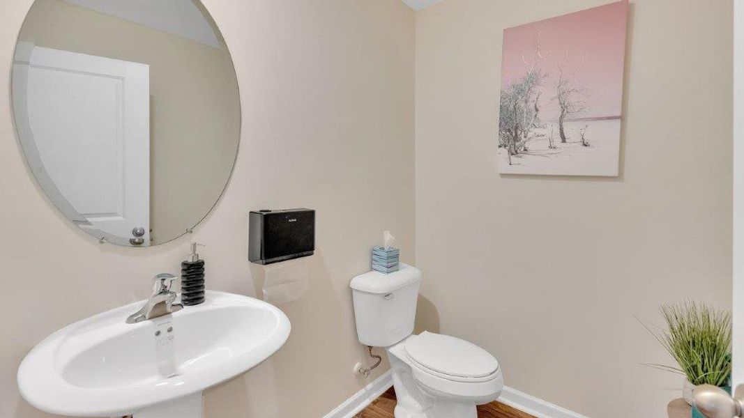 Furnished interior view inside a new home in The Hideaway at Fox Meadows, Bluff City (Image 10).