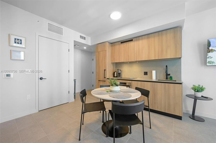 Furnished interior view inside a new home in , Miami (Image 7).