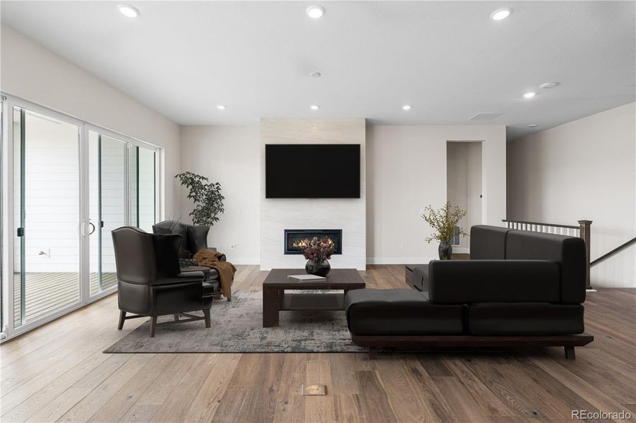 Furnished interior view inside a new home in Retreat at The Canyons, Castle Pines (Image 6).