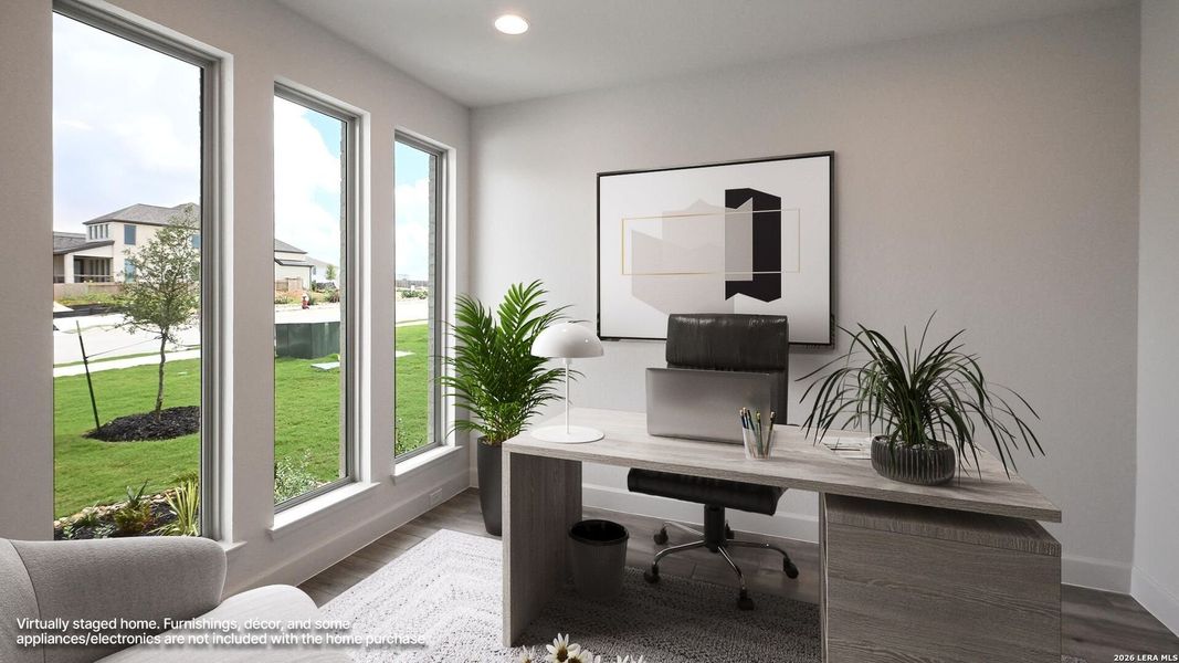 Furnished interior view inside a new home in Homestead, Schertz (Image 11).
