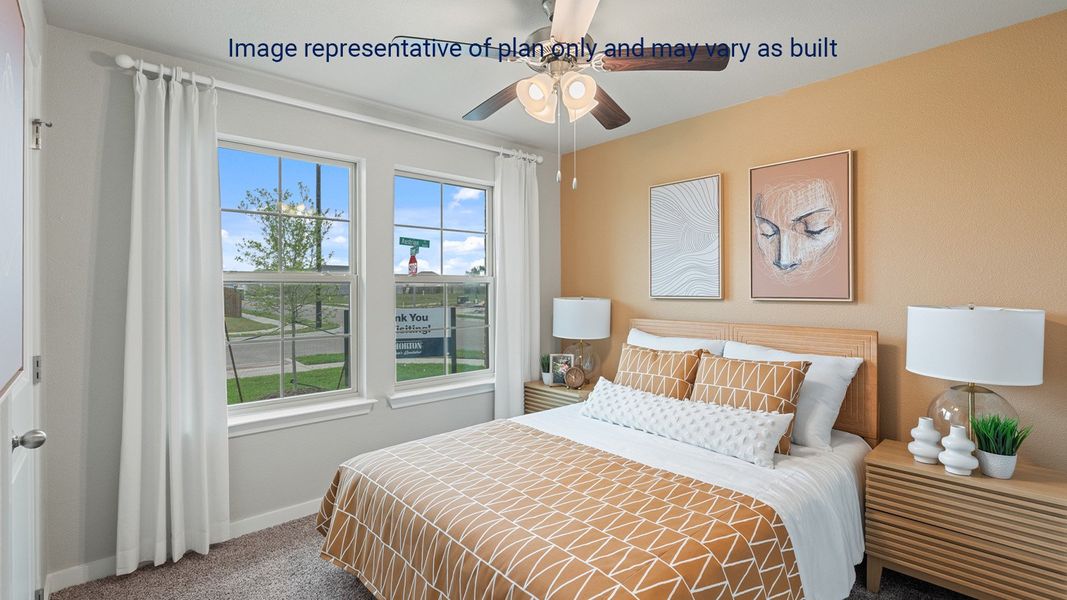 Furnished interior view inside a new home in King's Landing, Corpus Christi (Image 13).