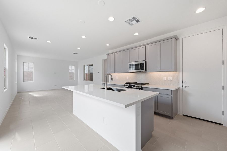 Furnished interior view inside a new home in Hawes Crossing, Mesa (Image 9).