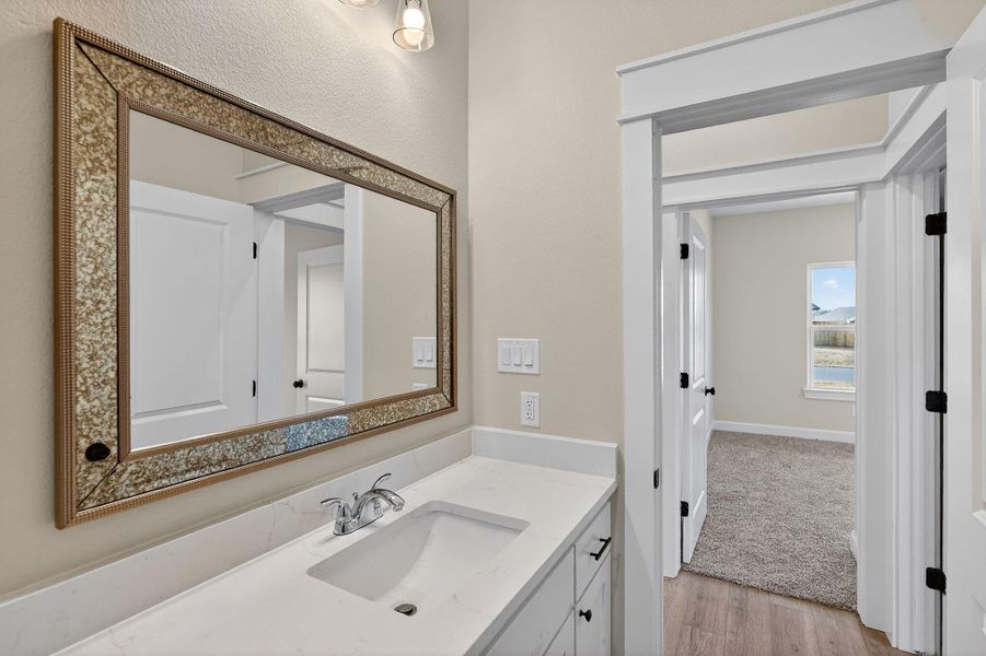 Furnished interior view inside a new home in , Snook (Image 16).