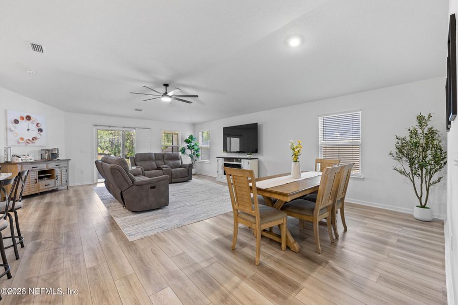 Furnished interior view inside a new home in Copper Ridge, Jacksonville (Image 6).