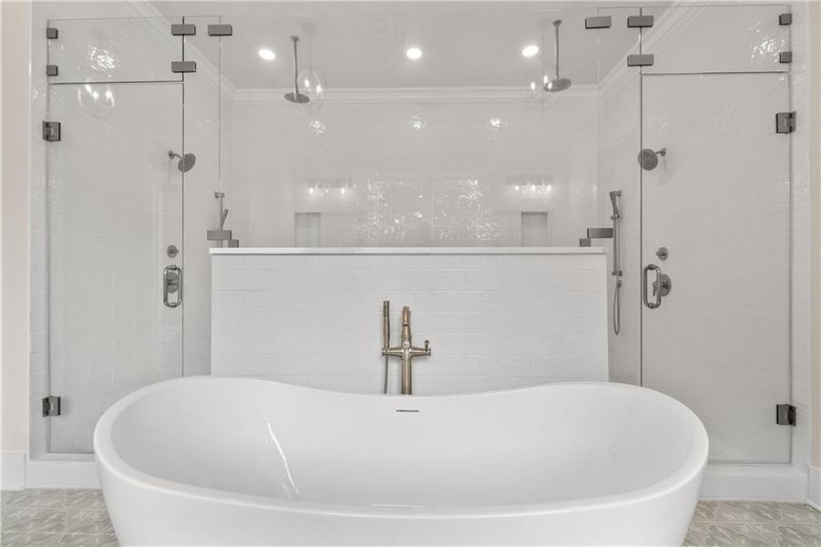 Furnished interior view inside a new home in Crossroads, Alpharetta (Image 13).