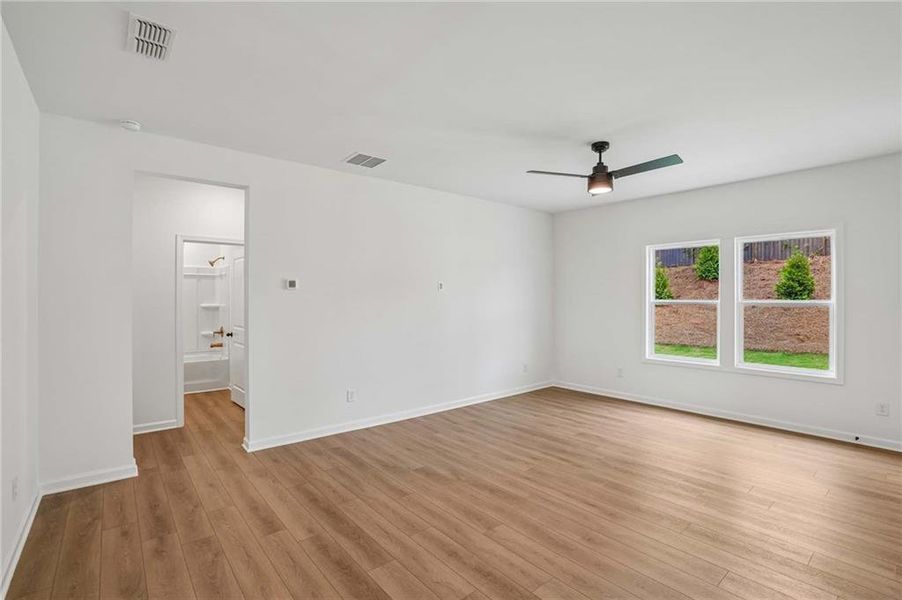 Spacious, unfurnished interior of a new home in Langston Reserve, Cartersville (Image 19).