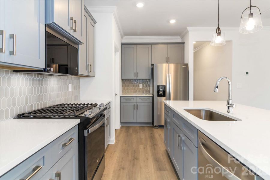 Furnished interior view inside a new home in , York (Image 5).