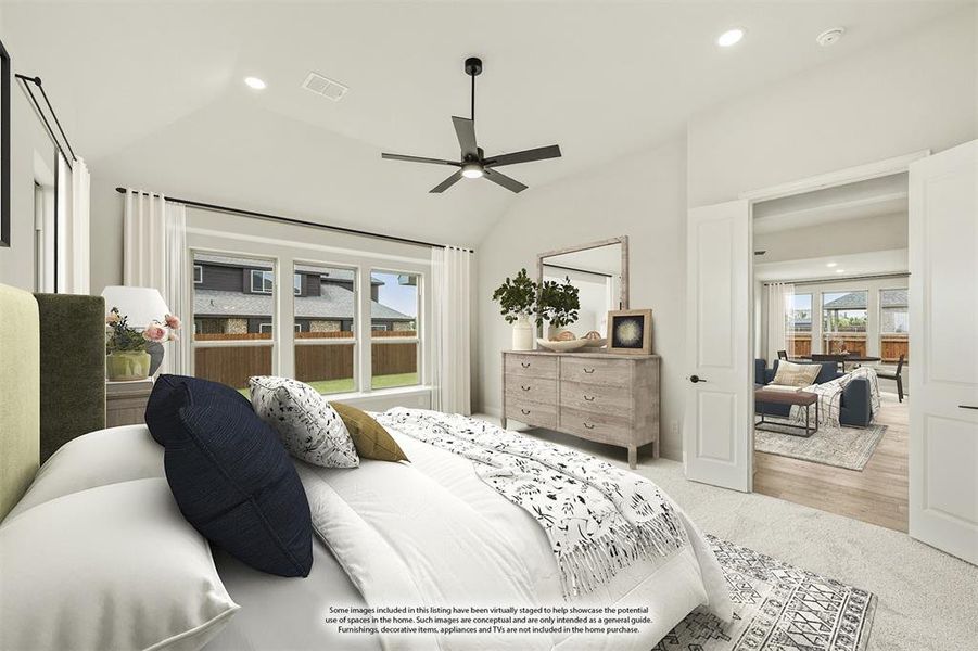 Furnished interior view inside a new home in The Oasis at North Grove 75-80, Waxahachie (Image 7). Furnished interior view inside a new home in The Oasis at North Grove 75-80, Waxahachie (Image 7).