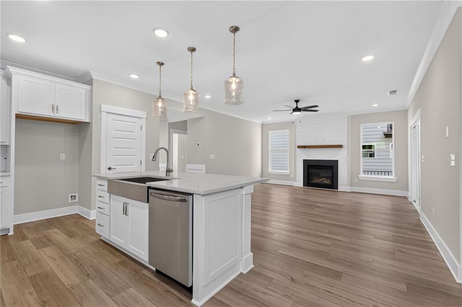 Furnished interior view inside a new home in Marble Tree, Ball Ground (Image 7).