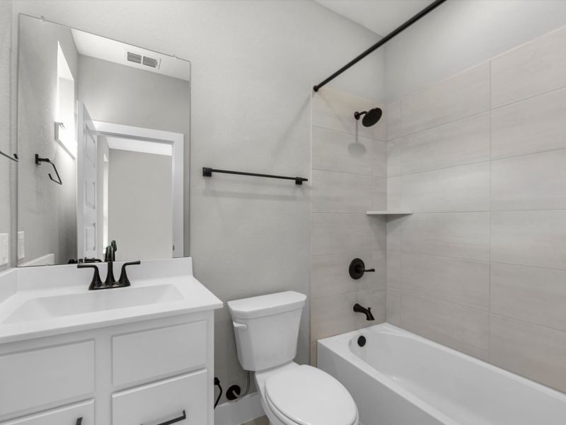 Furnished interior view inside a new home in Trillium, Richmond (Image 10).