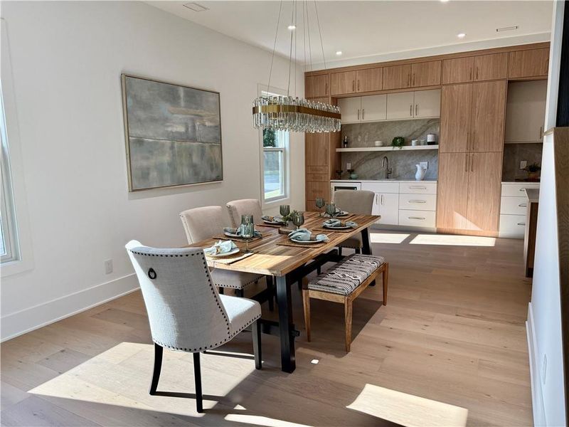 Furnished interior view inside a new home in , Dunwoody (Image 9).