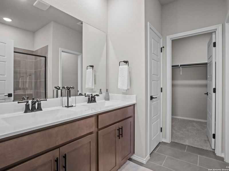 Furnished interior view inside a new home in Horizon Pointe, Converse (Image 16).