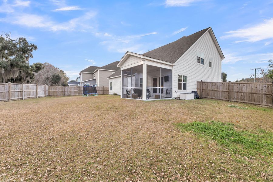 Exterior details and patio area of a home in Cordgrass Landing, Johns Island (Image 24).
