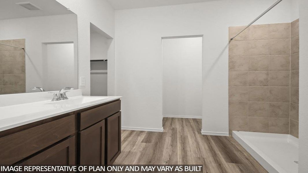 Furnished interior view inside a new home in , Crosby (Image 4).