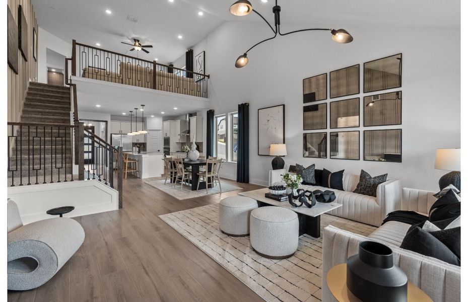 Representative furnished interior of a home built from the Puma by Pulte Homes in Corley Farms, Boerne (Image 15).