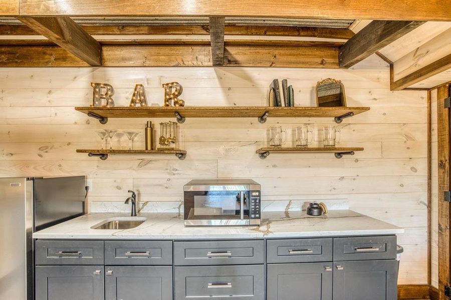 Close-up of interior finishes inside a home in , Mineral Bluff (Image 19).