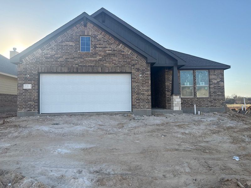In-progress construction of a new home in Covenant Park, Springtown, TX (Image 3).