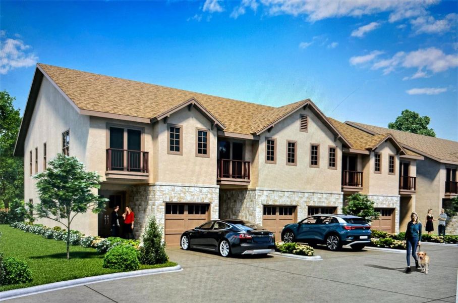 Front exterior of a new home in , Austin, TX, highlighting curb appeal (Image 19).