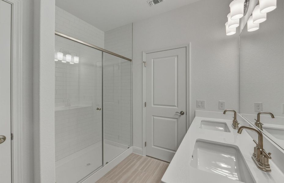 Furnished interior view inside a new home in Patterson Ranch, Georgetown (Image 8).