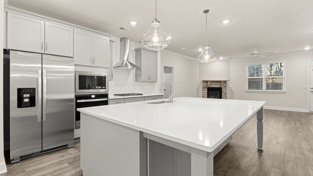 Representative furnished interior of a home built from the Marlene by D.R. Horton in Heritage Pointe, Senoia (Image 4).