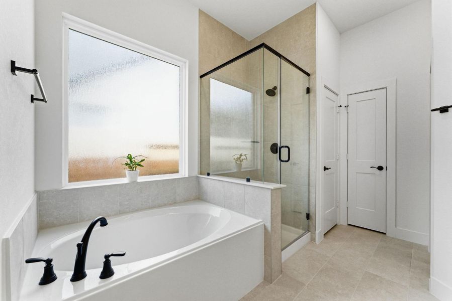 Furnished interior view inside a new home in Wood Leaf Reserve, Tomball (Image 18).