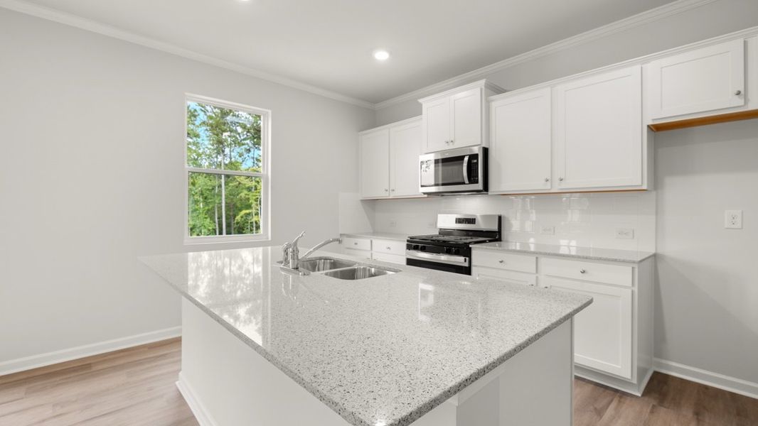 Representative furnished interior of a home built from the Galen by D.R. Horton in Lost Creek, Dallas (Image 7). Representative furnished interior of a home built from the Galen by D.R. Horton in Lost Creek, Dallas (Image 7).