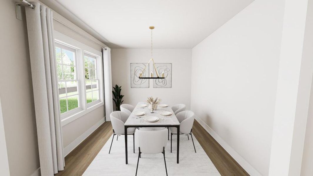 Furnished interior view inside a new home in Havenbrooke, Kernersville (Image 6).