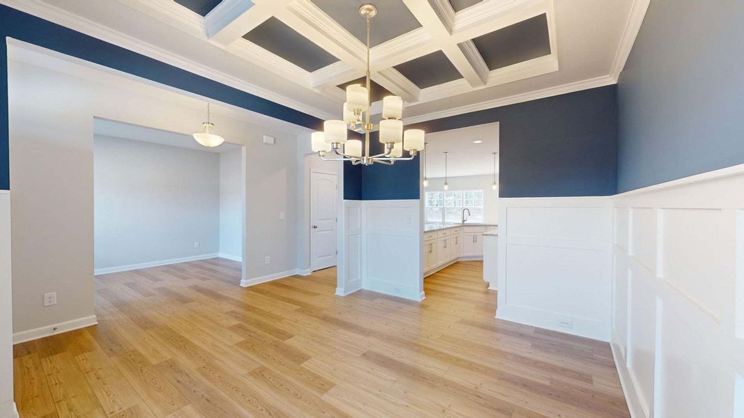 Representative unfurnished interior of a home built from the Bladen by Caviness & Cates Communities in Maggie Way, Wendell (Image 112).