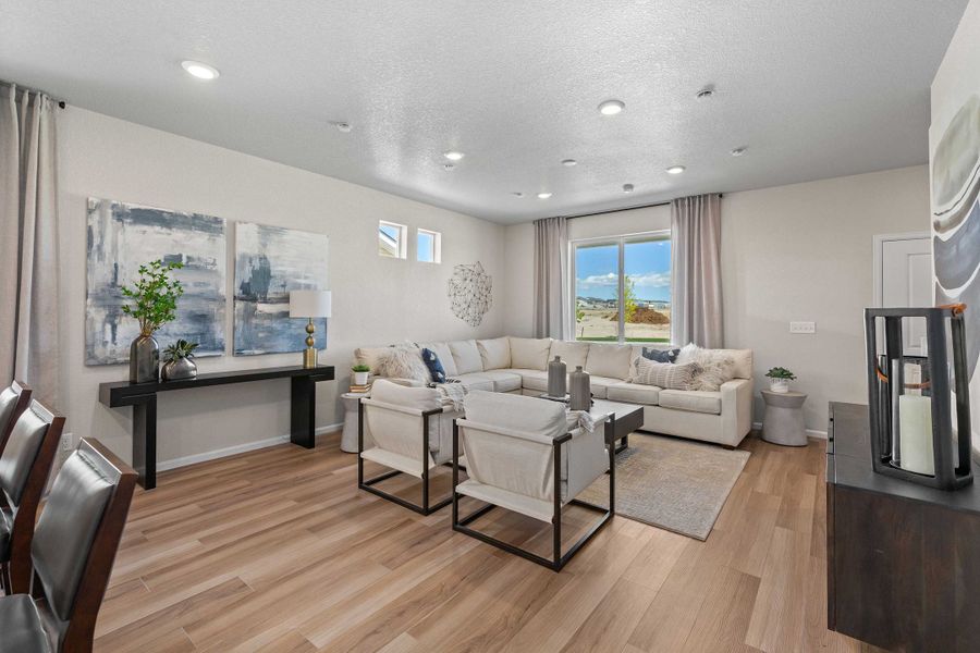 Furnished interior view inside a new home in Banning Lewis Ranch - New Homes Colorado Springs, Colorado Springs (Image 11).