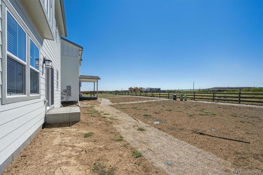 Exterior details and patio area of a home in Legato, Commerce City (Image 4).