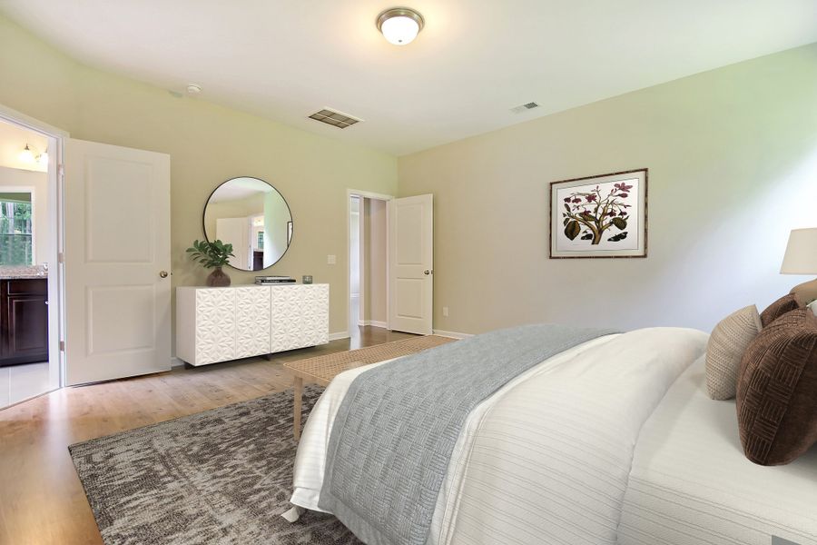 Representative furnished interior of a home built from the Grant by Hunter Quinn Homes in Beaufort County Homes, Beaufort (Image 9).