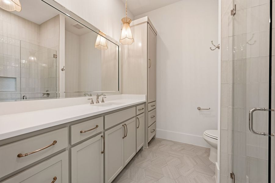 Furnished interior view inside a new home in Fleming Pointe, Fort Worth (Image 16).