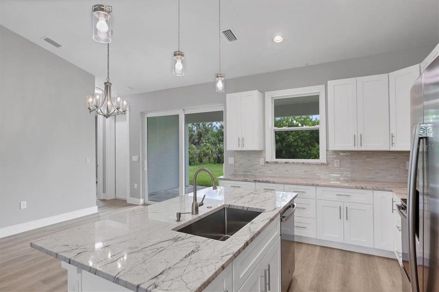 Furnished interior view inside a new home in , Port Charlotte (Image 3). Furnished interior view inside a new home in , Port Charlotte (Image 3).