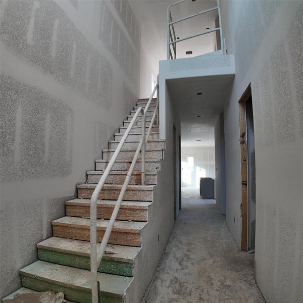 Construction Progress - entry way