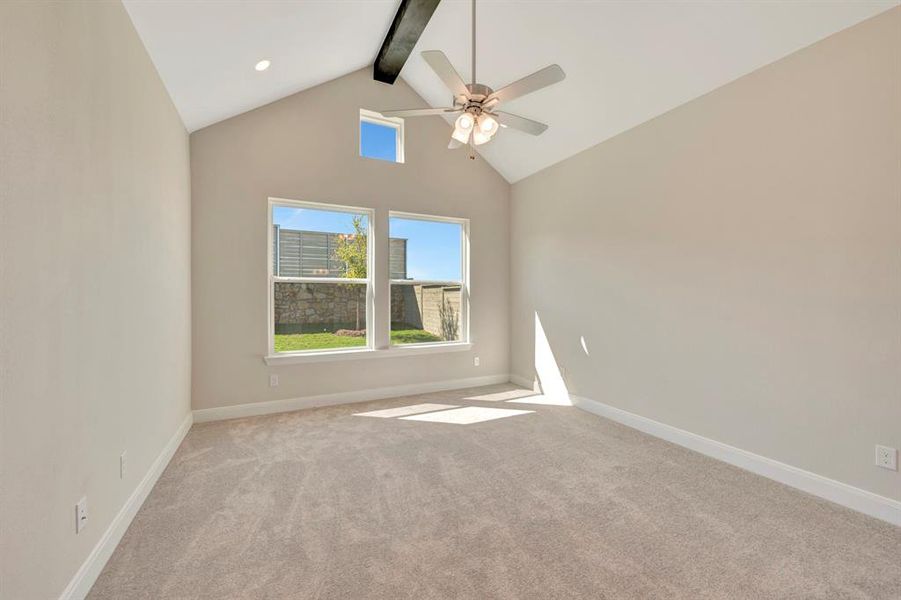 Spacious, unfurnished interior of a new home in Treeline, Justin (Image 18).