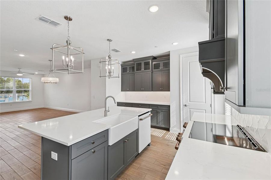Furnished interior view inside a new home in Townes at Northlake, Oviedo (Image 9).
