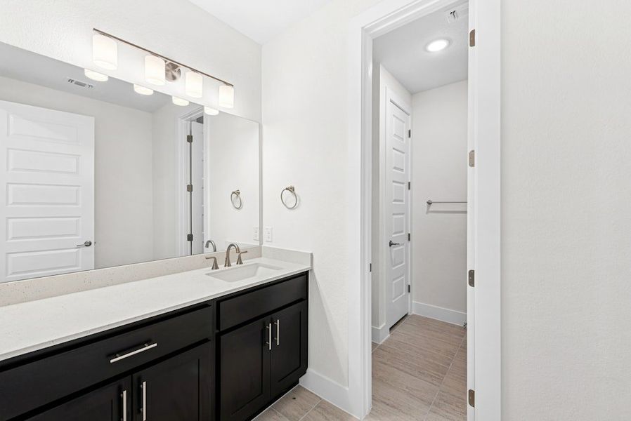 Furnished interior view inside a new home in Santa Rita Ranch, Liberty Hill (Image 12).