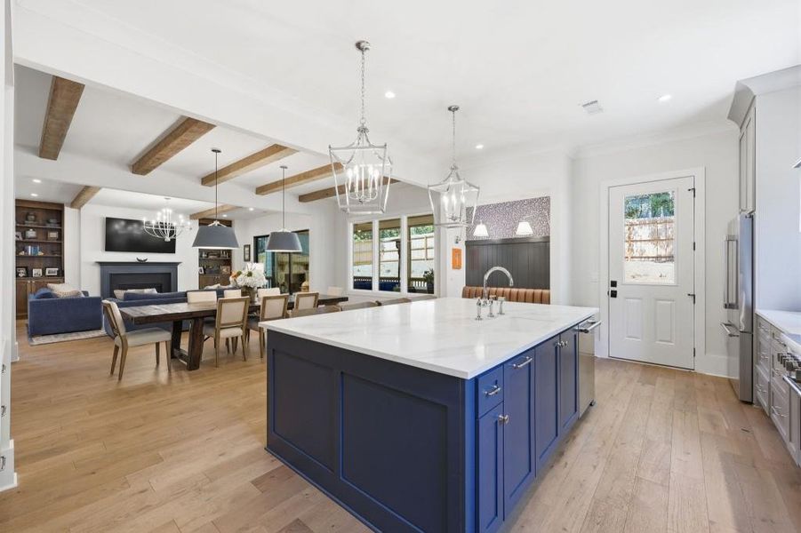 Furnished interior view inside a new home in , Chamblee (Image 39).
