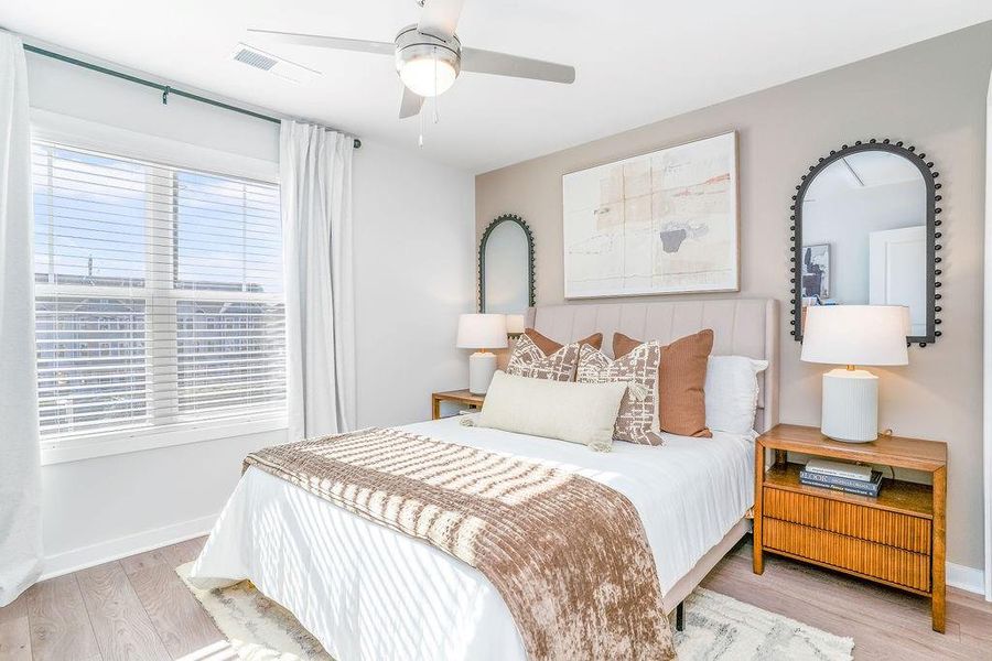Furnished interior view inside a new home in The Cottages at East Lanier, Fayetteville (Image 27).