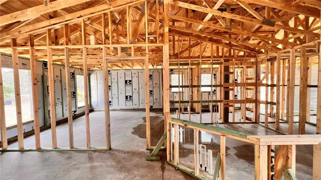 In-progress construction of a new home in , Brooksville, FL (Image 5).