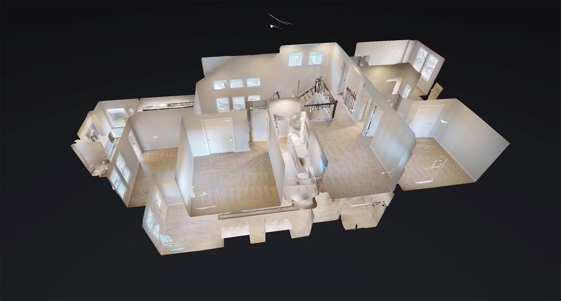 2D floor plan layout of this home in Forest Village, Spring, TX (Image 4).