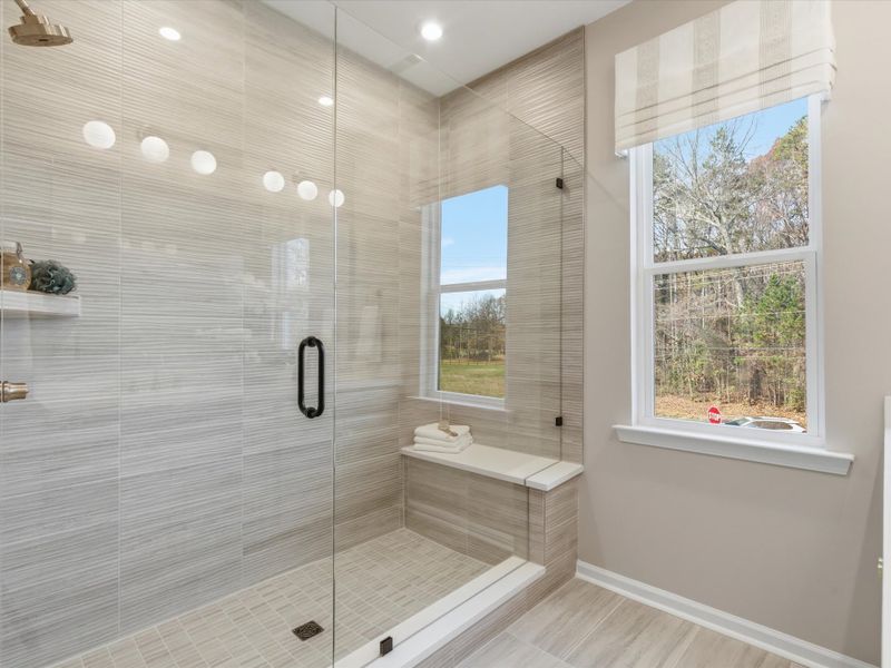 Furnished interior view inside a new home in Ellis Townes, Charlotte (Image 26).