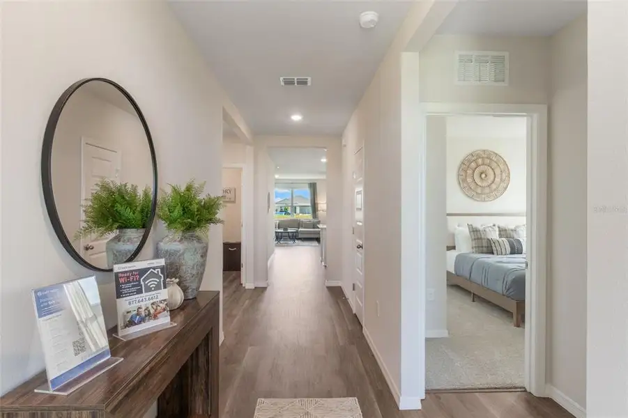 Furnished interior view inside a new home in Hamilton Bluff, Haines City (Image 25). Furnished interior view inside a new home in Hamilton Bluff, Haines City (Image 25).