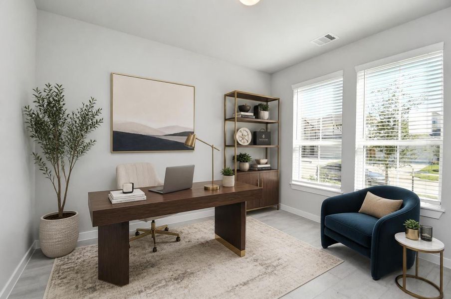 Virtual Staged Office.