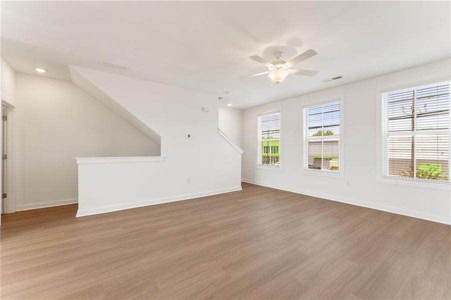 Spacious, unfurnished interior of a new home in Array, Atlanta (Image 18). Spacious, unfurnished interior of a new home in Array, Atlanta (Image 18).