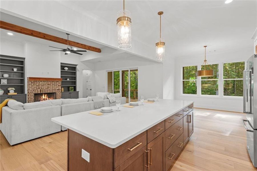 Furnished interior view inside a new home in , Ball Ground (Image 18).