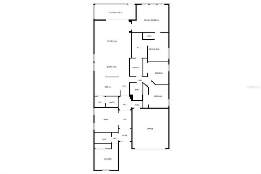 2D floor plan layout of this home in , Nokomis, FL (Image 4).