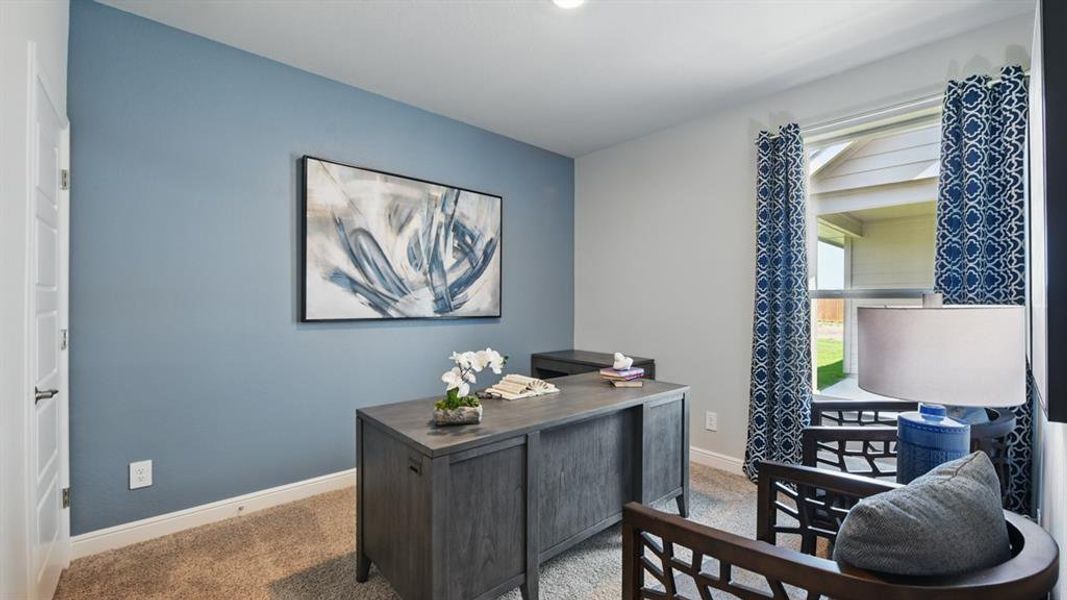 Furnished interior view inside a new home in Treeline, Justin (Image 7).