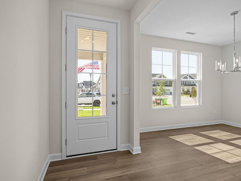 Spacious, unfurnished interior of a new home in Woodland Crossing, Zebulon (Image 13).