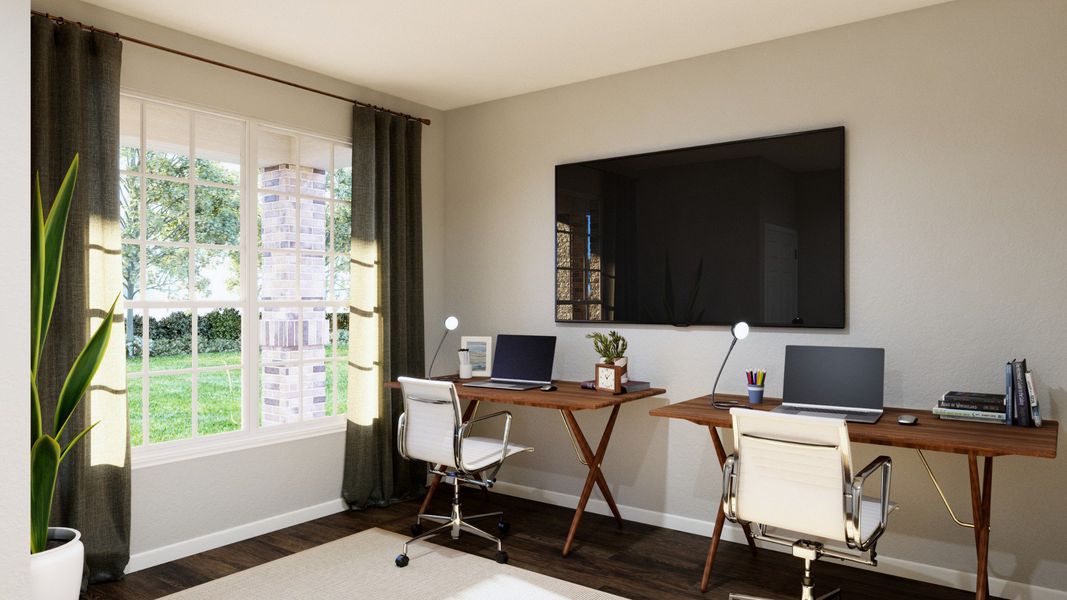 Representative furnished interior of a home built from the The Sienna - April Sound by Legend Homes in Lake Conroe Area Homes, Montgomery (Image 4).